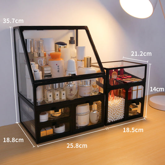 Anti-poussière De Bureau Avec Cosmétique Boîte De Rangement