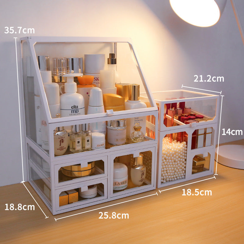 Anti-poussière De Bureau Avec Cosmétique Boîte De Rangement