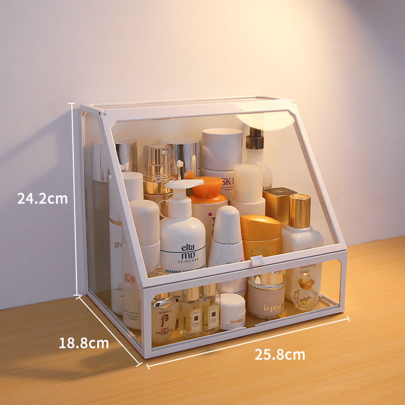 Anti-poussière De Bureau Avec Cosmétique Boîte De Rangement