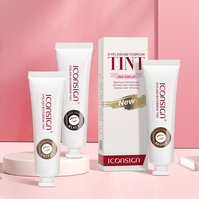 ICONSIGN-kit de teinte de sourcil pour cils, mascara professionnel pour les sourcils, crème de tatouage, imperméable, longue durée de 60 à 90 jours