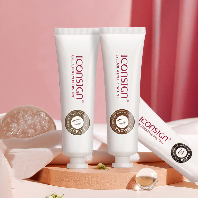 ICONSIGN-kit de teinte de sourcil pour cils, mascara professionnel pour les sourcils, crème de tatouage, imperméable, longue durée de 60 à 90 jours