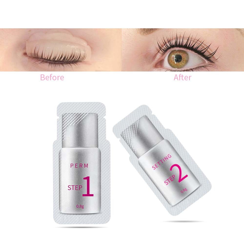 ICONSIGN 10 Paires Poche Cils Perm Lotion Cils Ascenseur Rapide Perming 5 À 8 Minutes Beauté Maquillage Outils