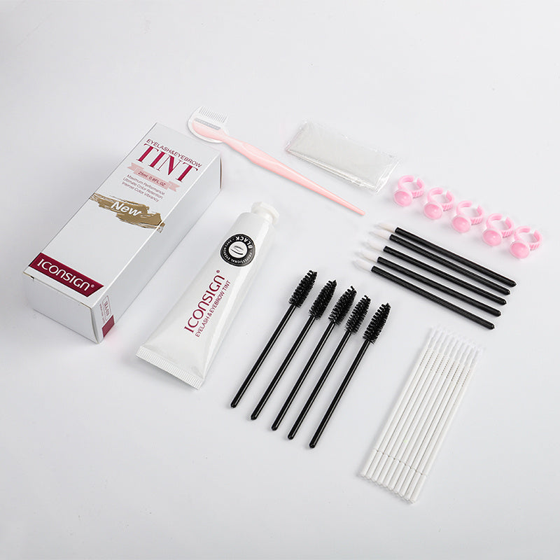 ICONSIGN-kit de teinte de sourcil pour cils, mascara professionnel pour les sourcils, crème de tatouage, imperméable, longue durée de 60 à 90 jours