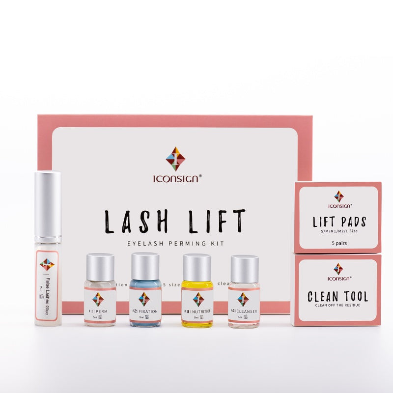 Dropshipping ICONSIGN Lash Ascenseur Kit Cils Lifiting Cils Perming Kit Cils Curling Enhancer Yeux Maquillage Peut Faire Votre Logo